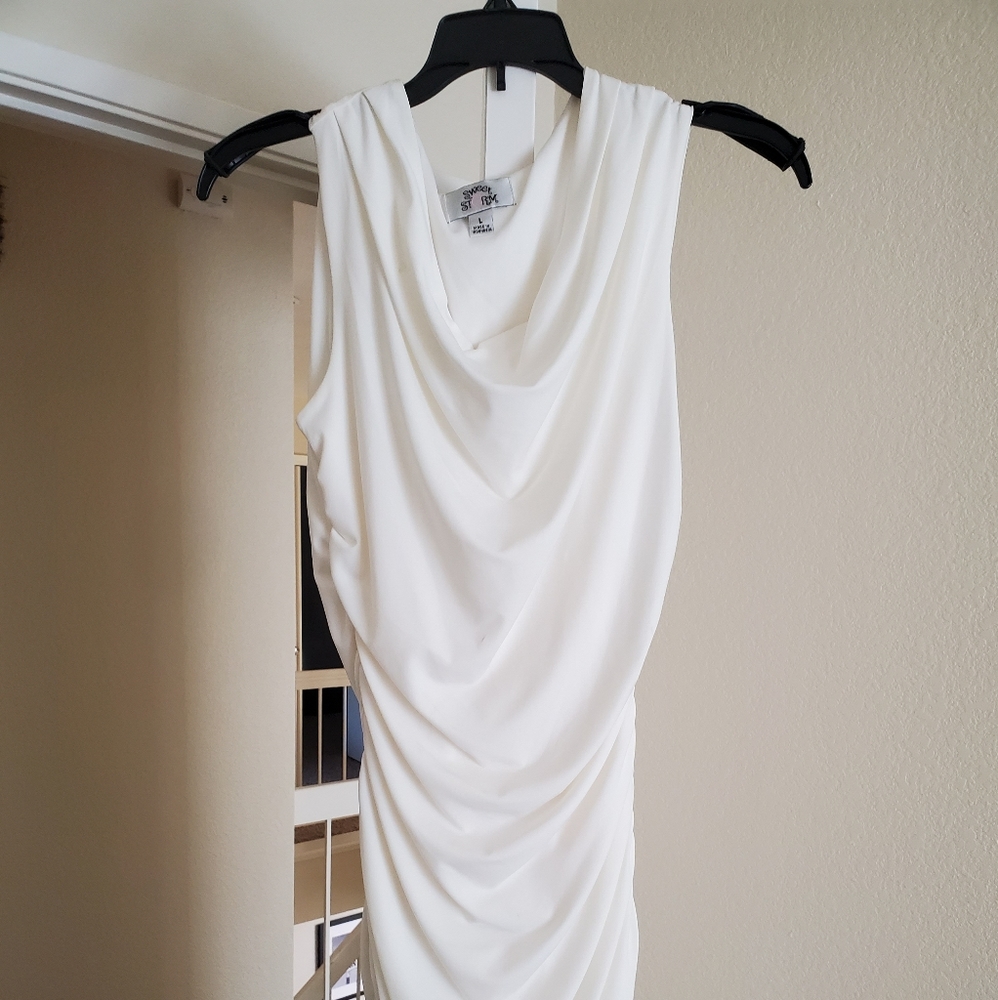 Sexy white dress